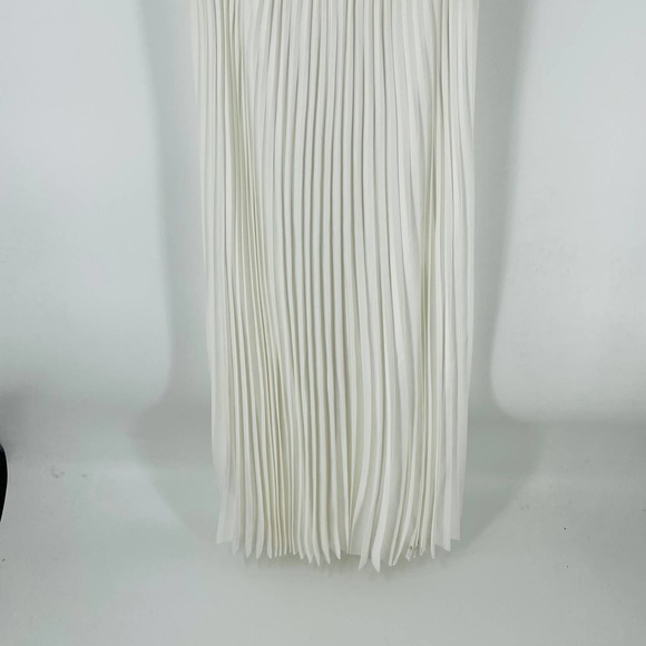 Theory White Pleated Mini Dress - Picture 5 of 8